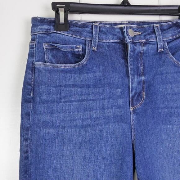 L'Agence Jeans Womens SZ 28 Margot High Rise Skinny Fit Ankle Cropped MiUSA - Picture 2 of 10